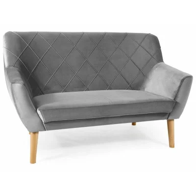 Sofa KIER 2 VELVET gray